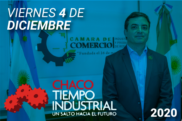 Martín Giménez, Presidente de la Cámara de Comercio e Iván Bonzi, Secretario Industria de la Cámara Comercio guinter chaco tiempo industrial