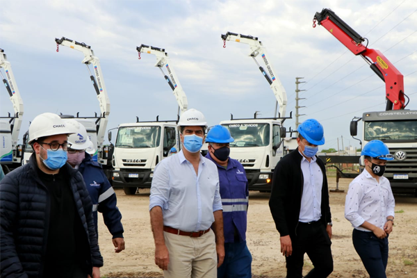 El Gobernador Capitanich inauguró la mega obra de la estación transformadora “Vilelas” y una línea de alta tensión.