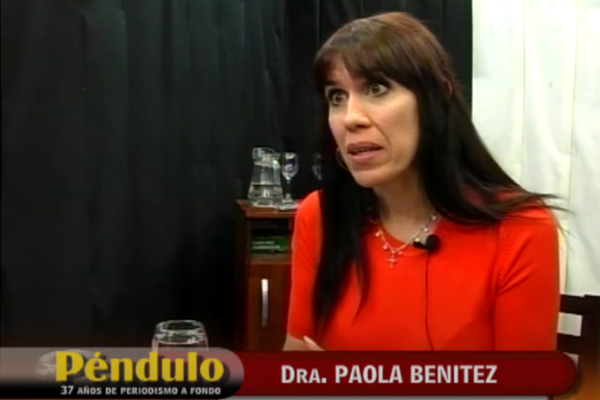 Invitados Dra. Paola Benítez, Diputada Frente de Todos y Fabricio Bolatti, Concejal Frente Grande.