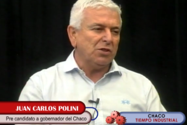 Invitado Juan Carlos Polini, pre candidatos a gobernador del Chaco.