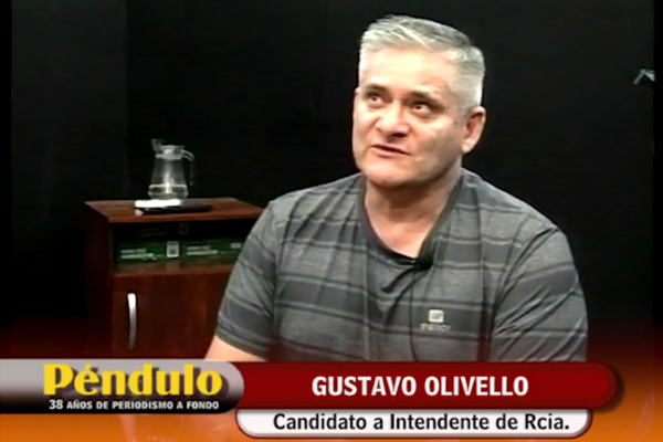Invitado Gustavo Olivelo, Candidato a Intendente Rcia.
